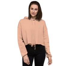 Load image into Gallery viewer, Women's oversized cropped hoodie - Peach