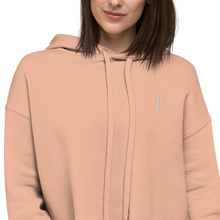 Load image into Gallery viewer, Women's oversized cropped hoodie - Peach