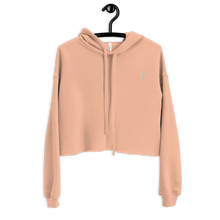 Load image into Gallery viewer, Women&#39;s oversized cropped hoodie - Peach
